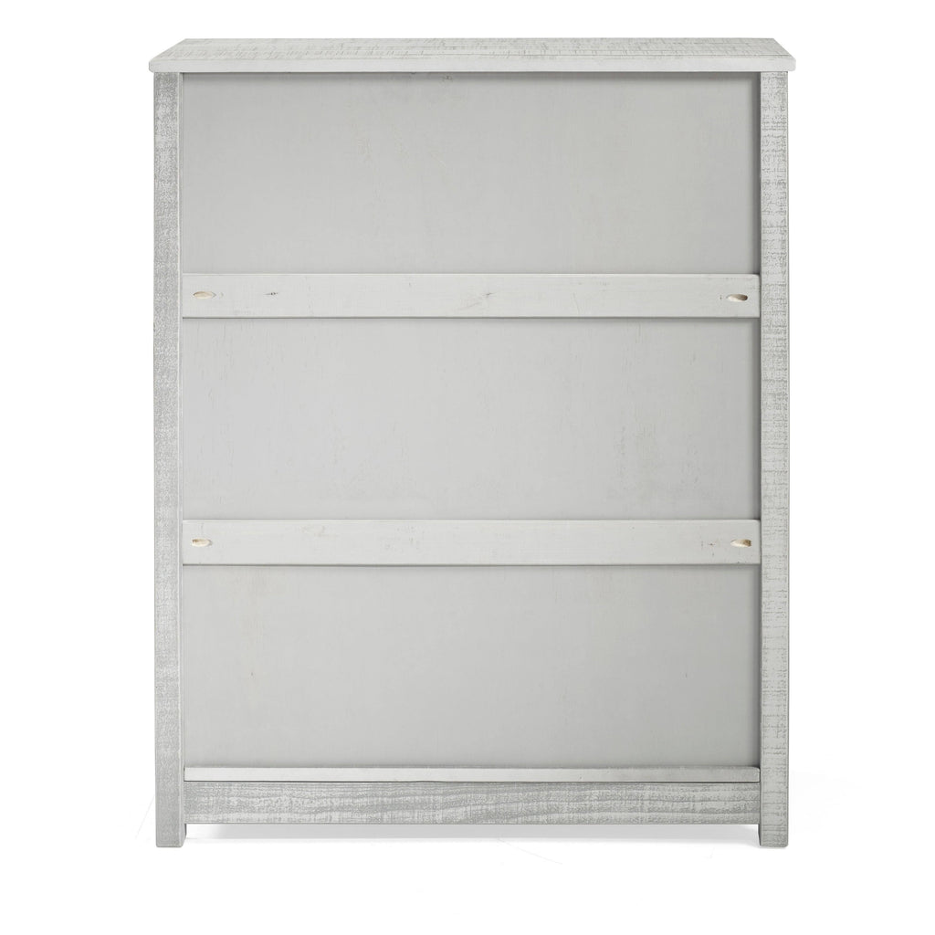 Grey Wood 3-Shelf Bookcase F945360