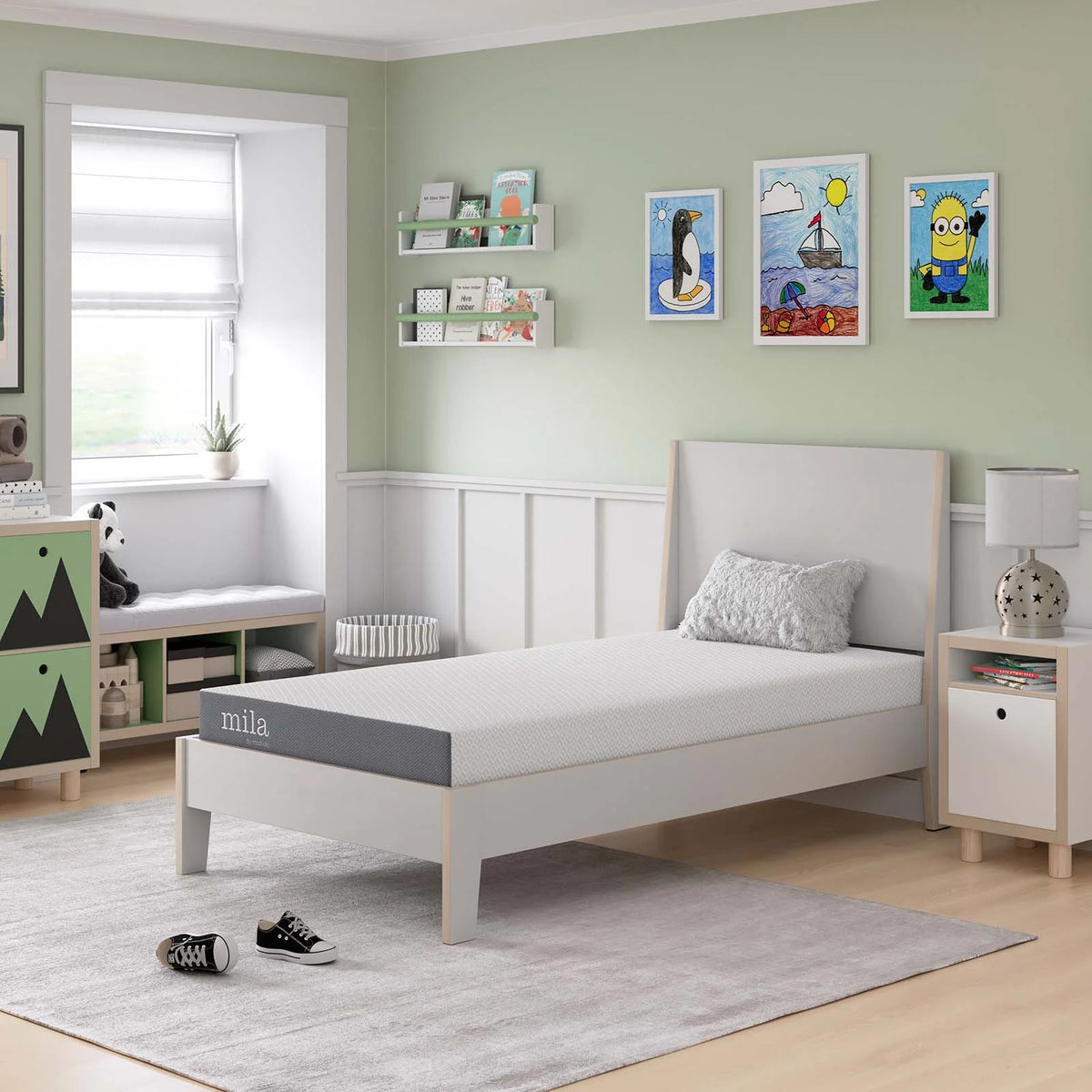 Twin Foam Mattress Set of 2 B7344