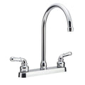 Chrome Polished J-Spout RV Kitchen Faucet D1318