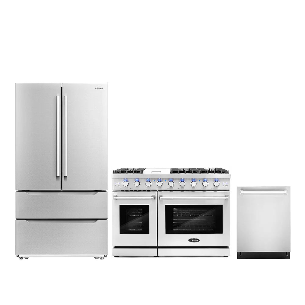 48 Gas Range, Dishwasher and Refrigerator with Ice Maker W916466