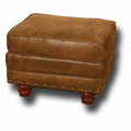Ottoman with Nail Head Accents V87214