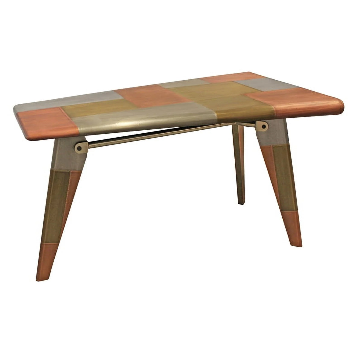 Metal Cladded Writing Desk D323197