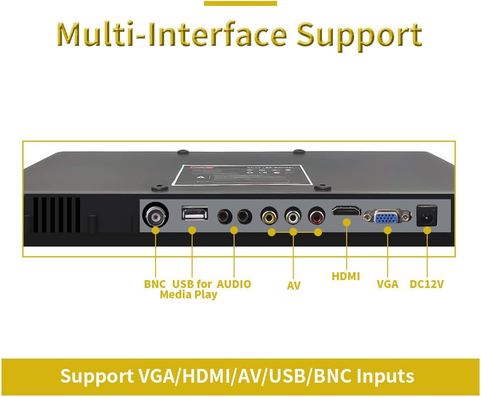 19 inch Security Monitor with BNC/VGA/HDMI H330