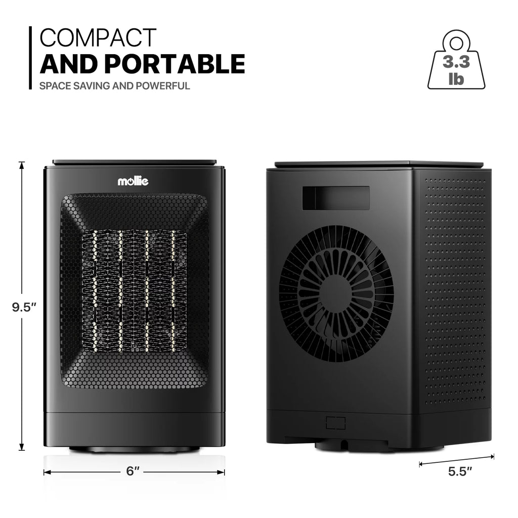 1500W PTC Portable Electric Space Heater A7164