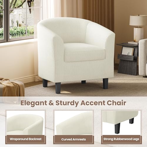 Brown Faux Leather Accent Chair L616832