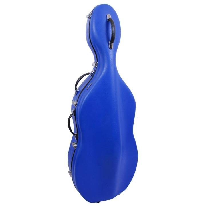 Blue Fiberglass Cello Case L5554