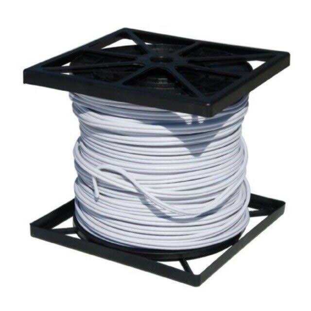 RG59 Siamese Cable with 18/2 Power and 24/2 Data 500-Feet White V43350