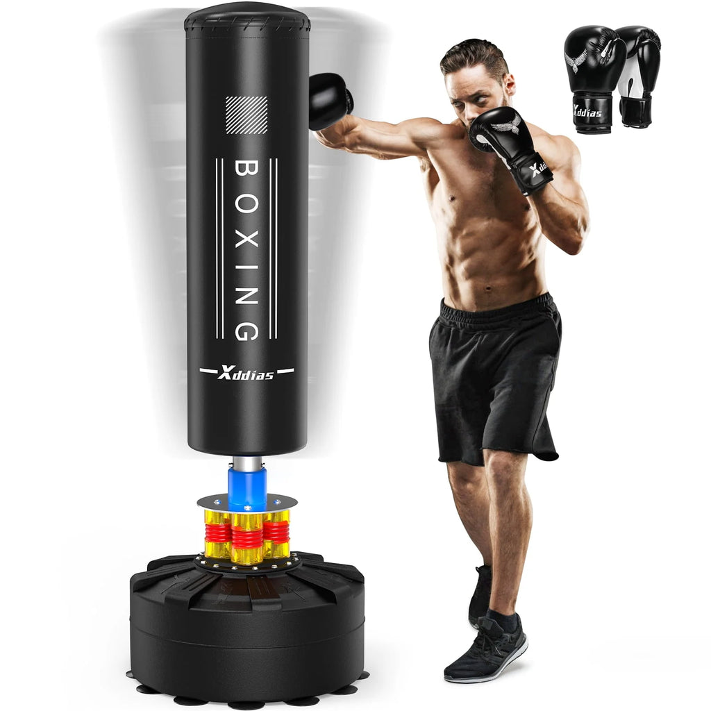 Punching Bag with Stand 70''-205lbs Freestanding T379621