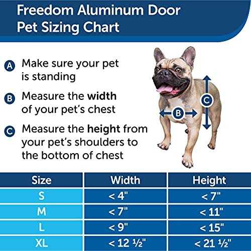Aluminum Pet Door P185
