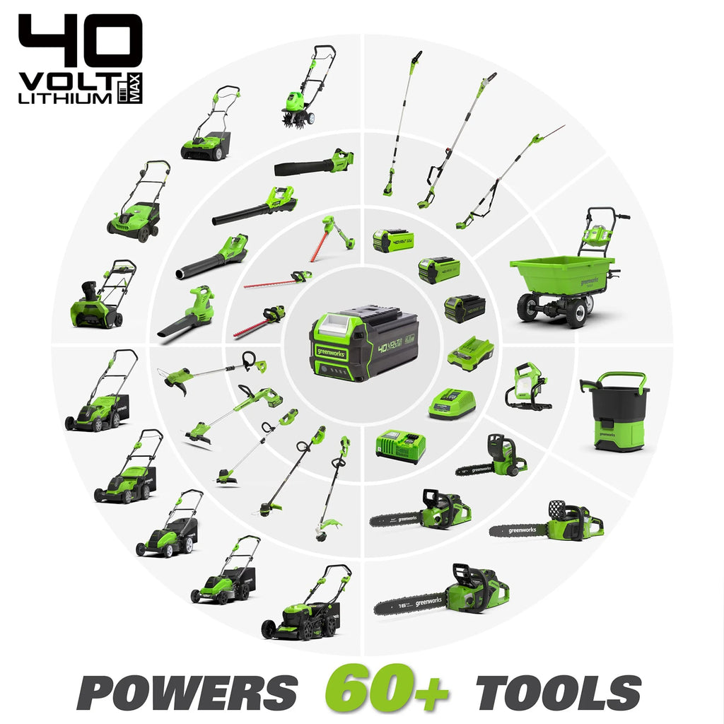 40V Cordless Battery Powered Pole Saw with 2.0 Ah Battery & Charger F25827