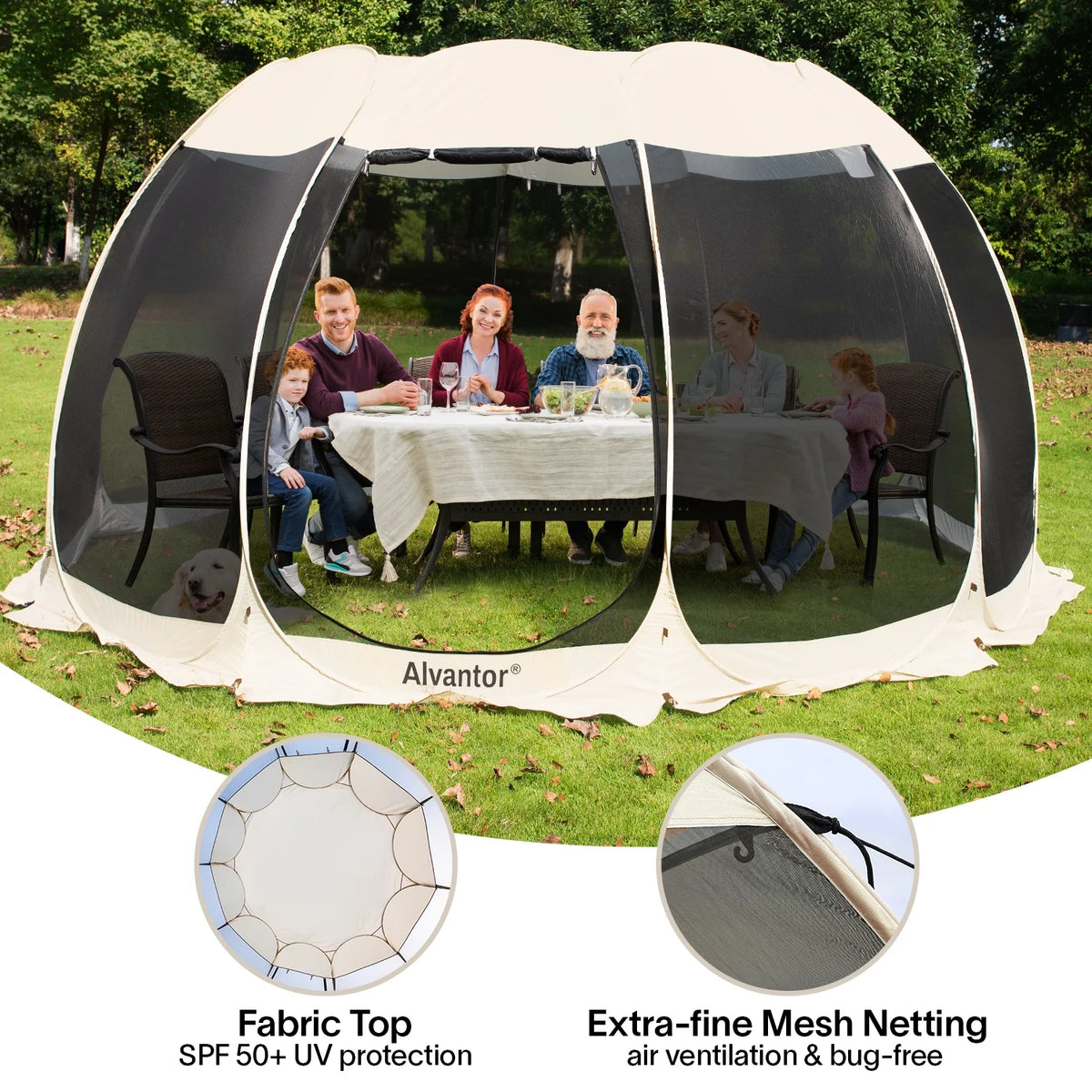 Pop Up Screen House Tent 6'X6' I4623