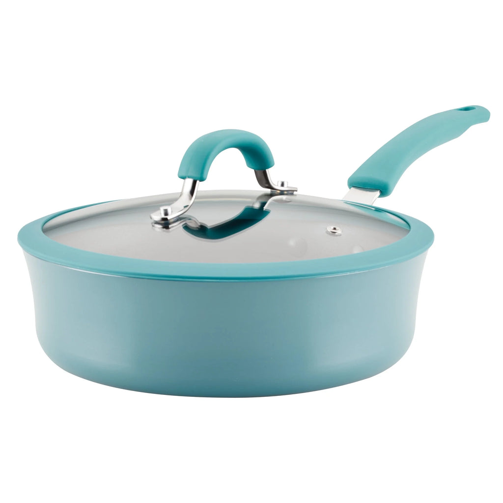 Aluminum Nonstick Saute Pan with Lid, 3 Quart T1539