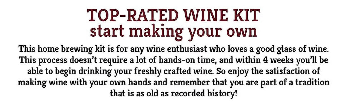 1 Gallon Wine Making Kit K656
