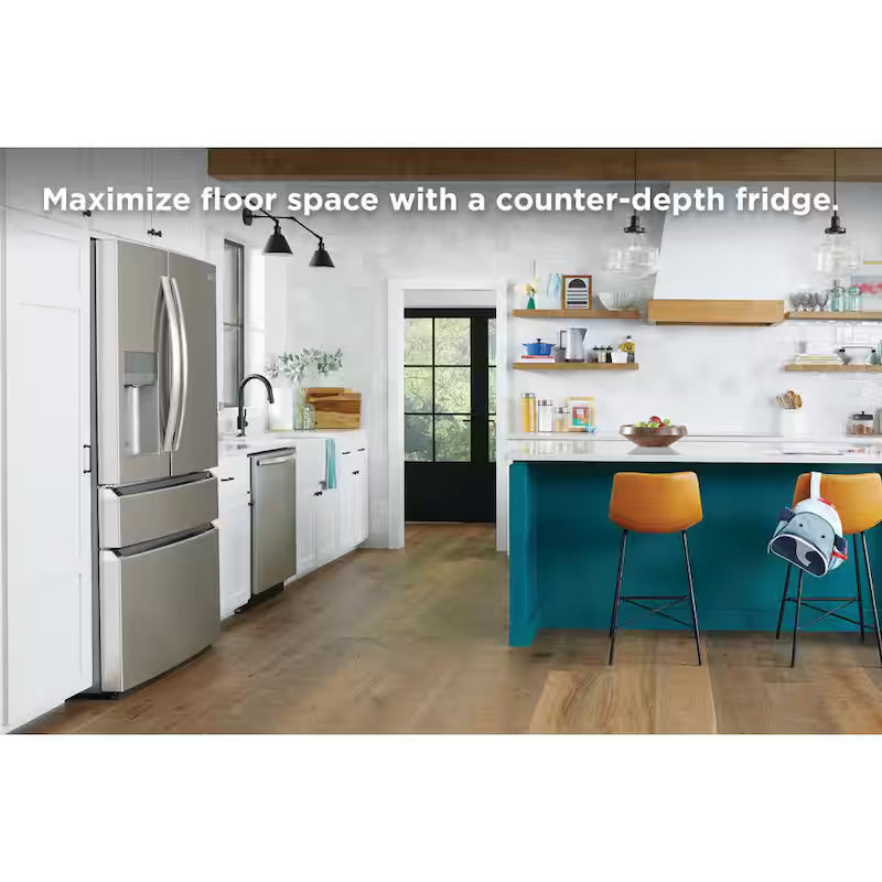 21.5 cu. ft. 4-Door French Door Counter-Depth Refrigerator I86086