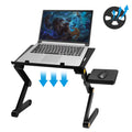Black Adjustable Folding Laptop Desk Z8157