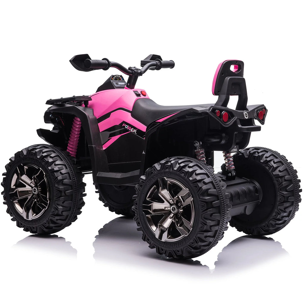 Black 24 Volt 2 Seater 4-Wheeler Quad Q952