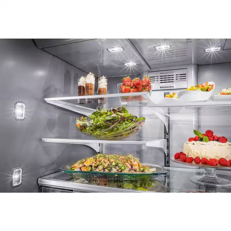25.8 cu. ft. Black Stainless French Door Refrigerator H42648