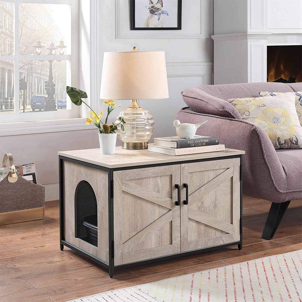 Cat Litter Box Enclosure with Top Opening B196885