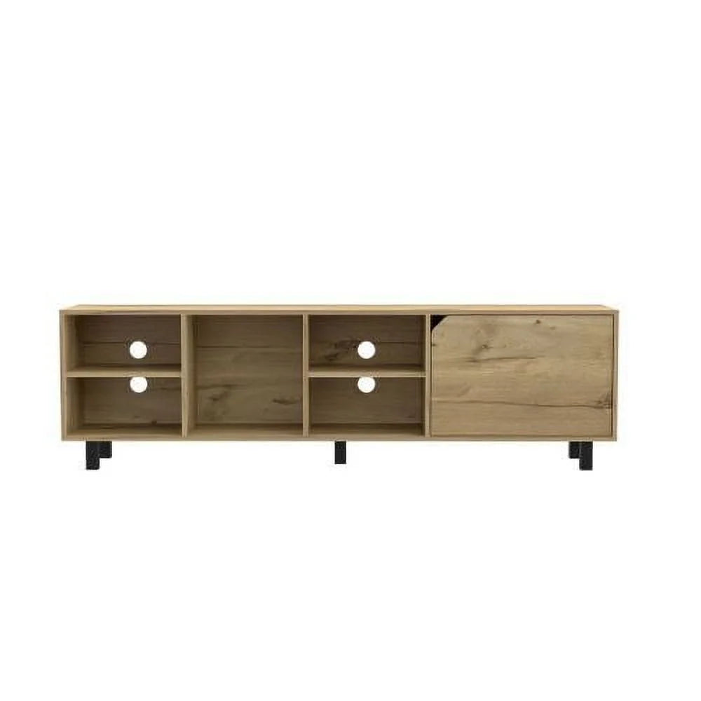 Light Oak Tv Stand with Shelves M20708