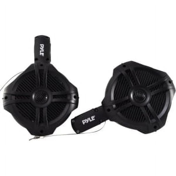 6.5 Inch 200 Watt Marine Dual Tower Wakeboard Speakers, Black B149