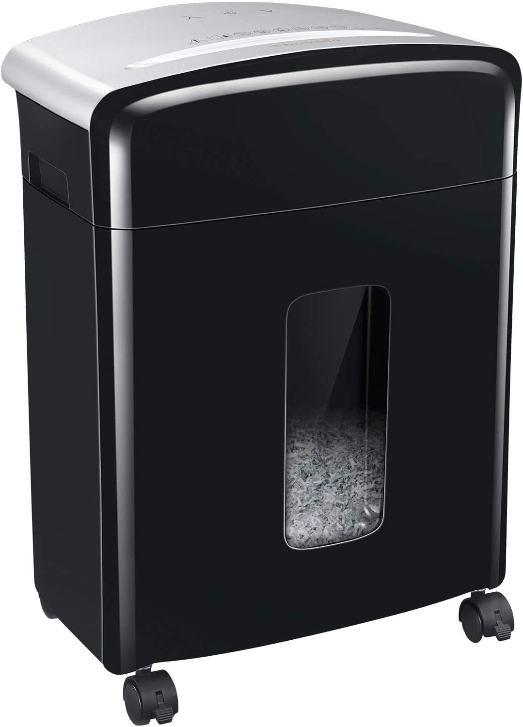 12-Sheet Micro Cut Paper Shredder with Pullout Basket P755415
