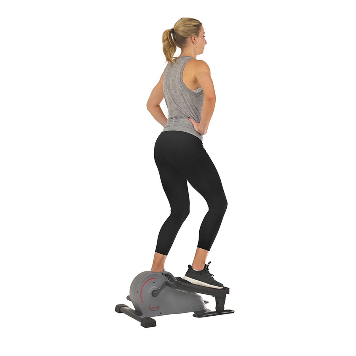 Compact Magnetic Standing Elliptical Machine with Handlebars B70780