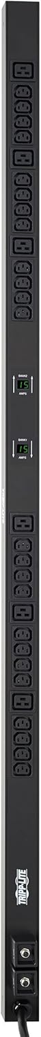 Metered PDU, 30A, 48 Outlets, 208/240V, 0U Vertical Rack-Mount Power V8330