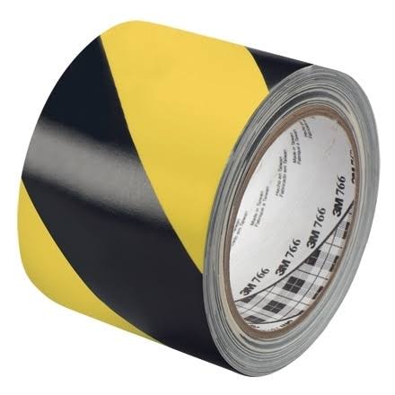 Yellow/Black Hazard Warning Tape M497