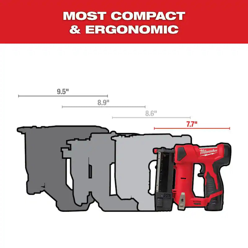 12-Volt 23-Gauge Cordless Pin Nailer with 6.0Ah and 3.0Ah Battery Packs Y150926