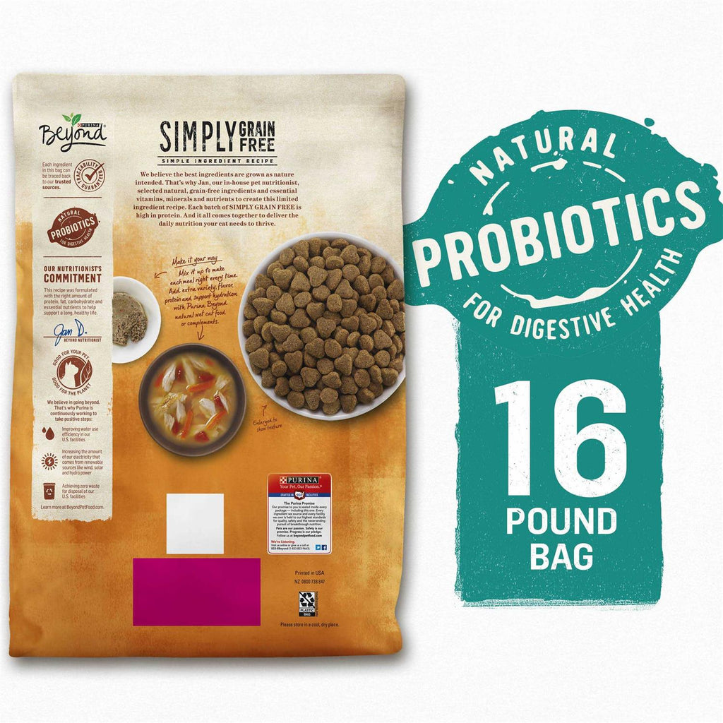 Grain Free White Meat Chicken & Egg Recipe Dry Cat Food F84635