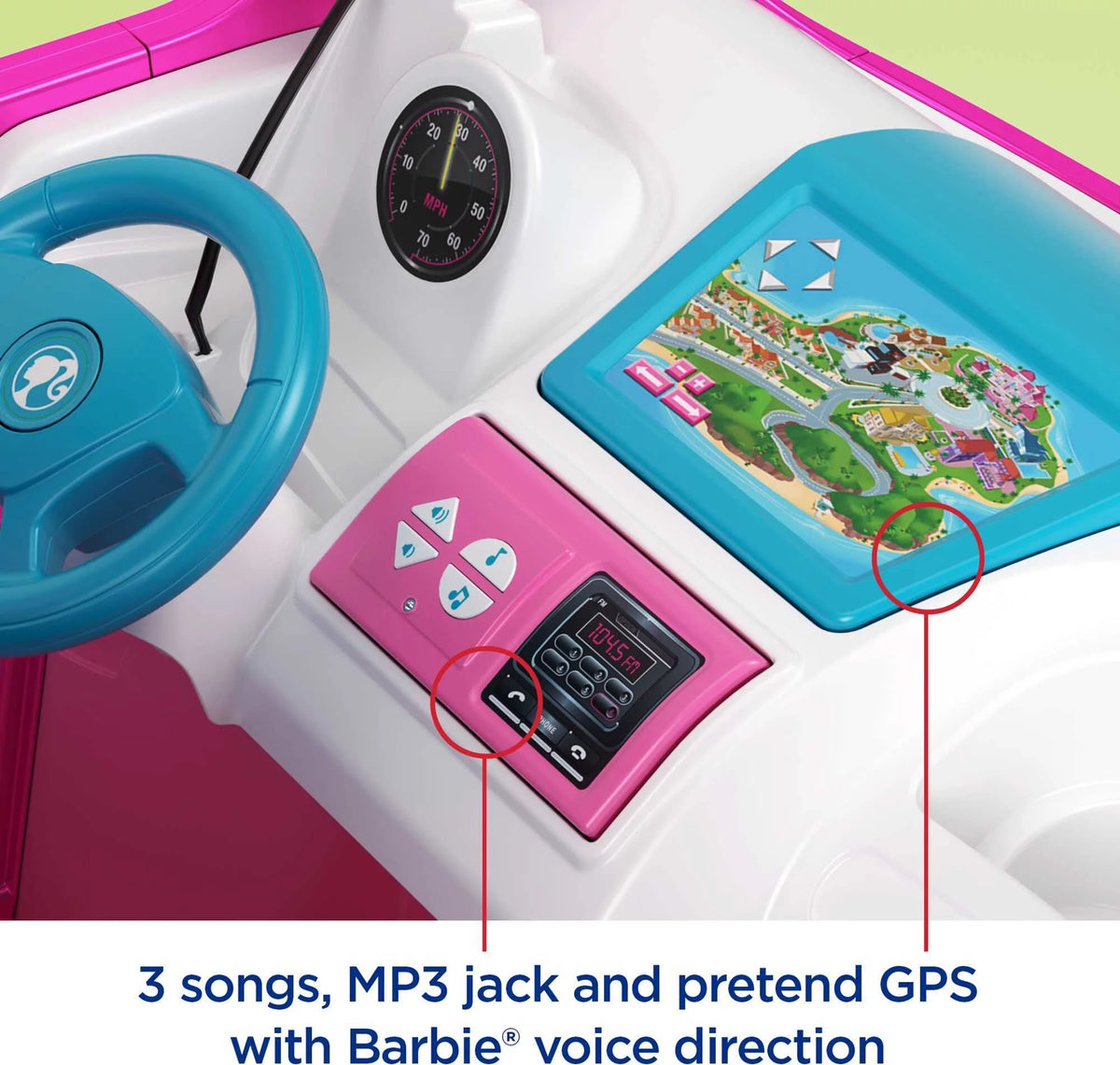 12V Battery-Powered Ride-On with Music Sounds & 14 Accessories H13136
