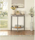 Gray Wood Console Table with Open Compartment T174231