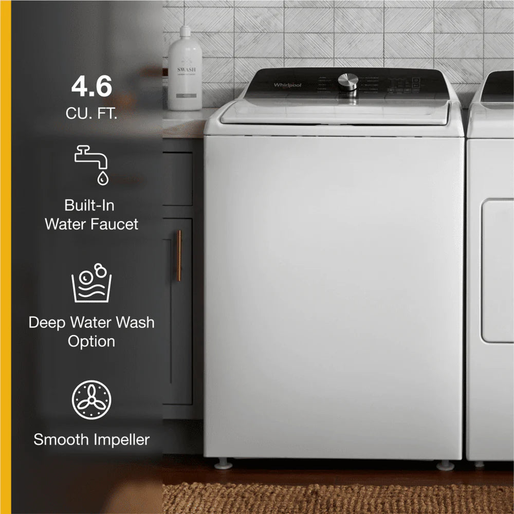 White 4.6 Cu. Ft. Top Load Washer B246