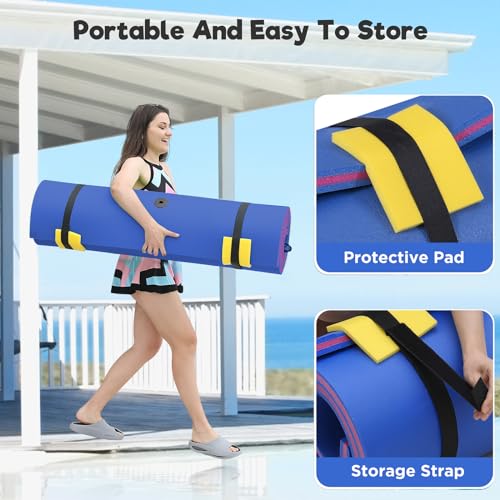 Floating Water Mat, 3-Layer Tear-Resistant XPE Foam T138