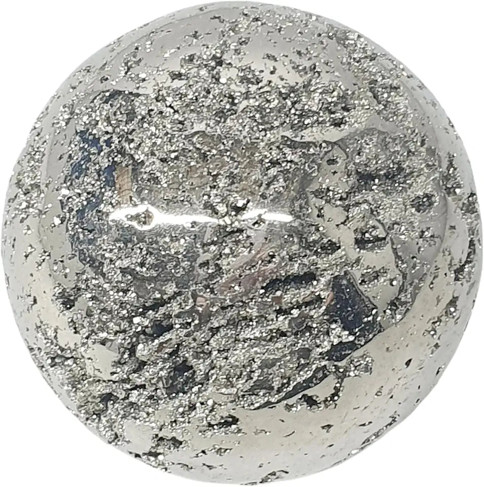Pyrite Sphere Ball Mineral Fossil Stone Healing Crystal V1068