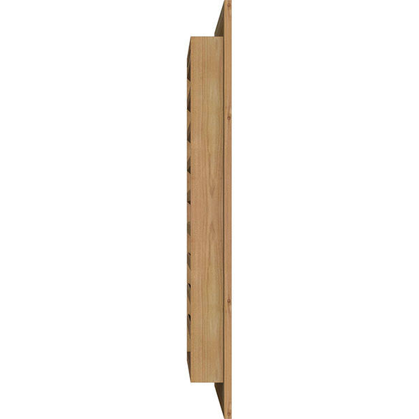Vertical Gable Vent Unfinished Functional Rough M50555
