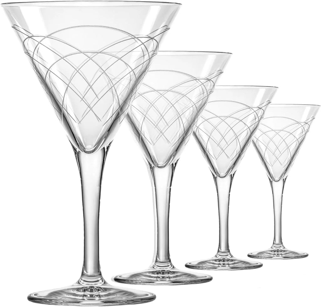 Mid-Century Stemmed 7.5 oz. Martini Glasses M27491