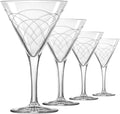 Mid-Century Stemmed 7.5 oz. Martini Glasses M27491