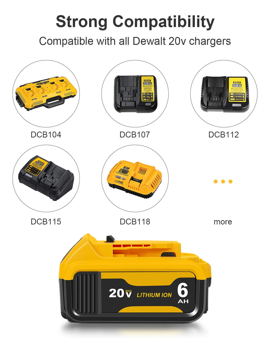 20-Volt Max 6.0AH Lithium Ion Battery 2-Pack J360883
