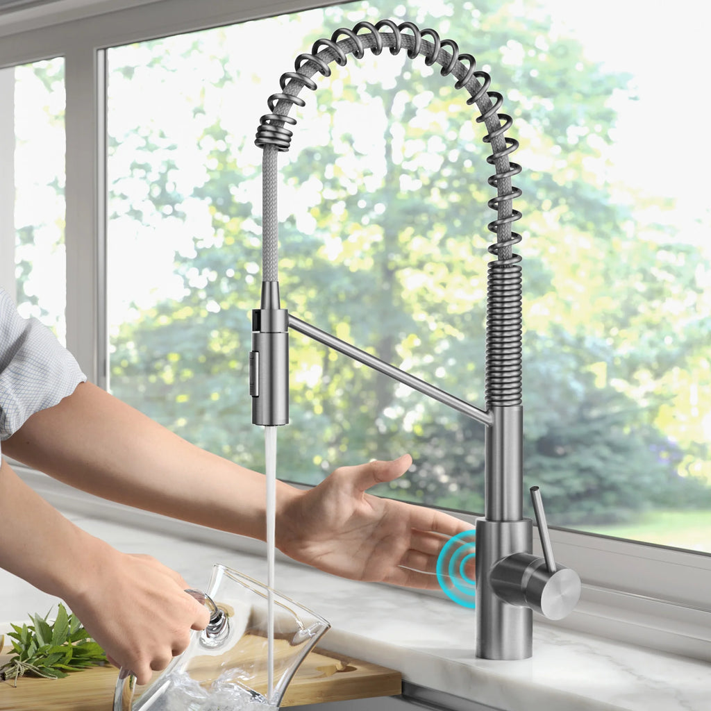 Touchless Sensor Pull-Down Single Handle Kitchen Faucet F63104