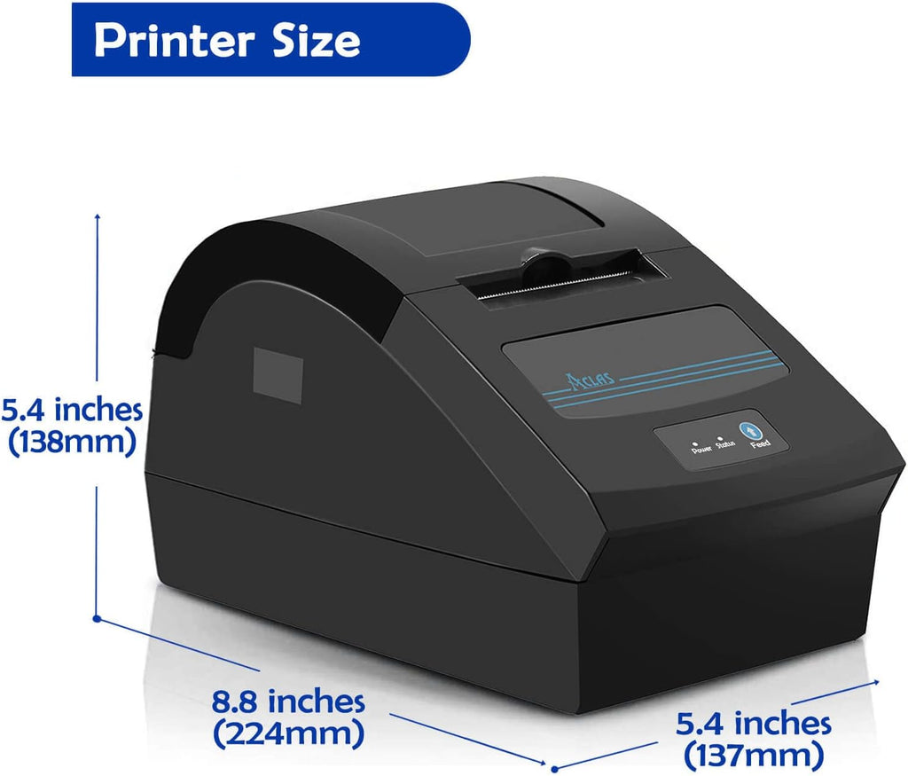 3'1/8 Direct Thermal Receipt Printer 80mm USB POS Printer Y27729