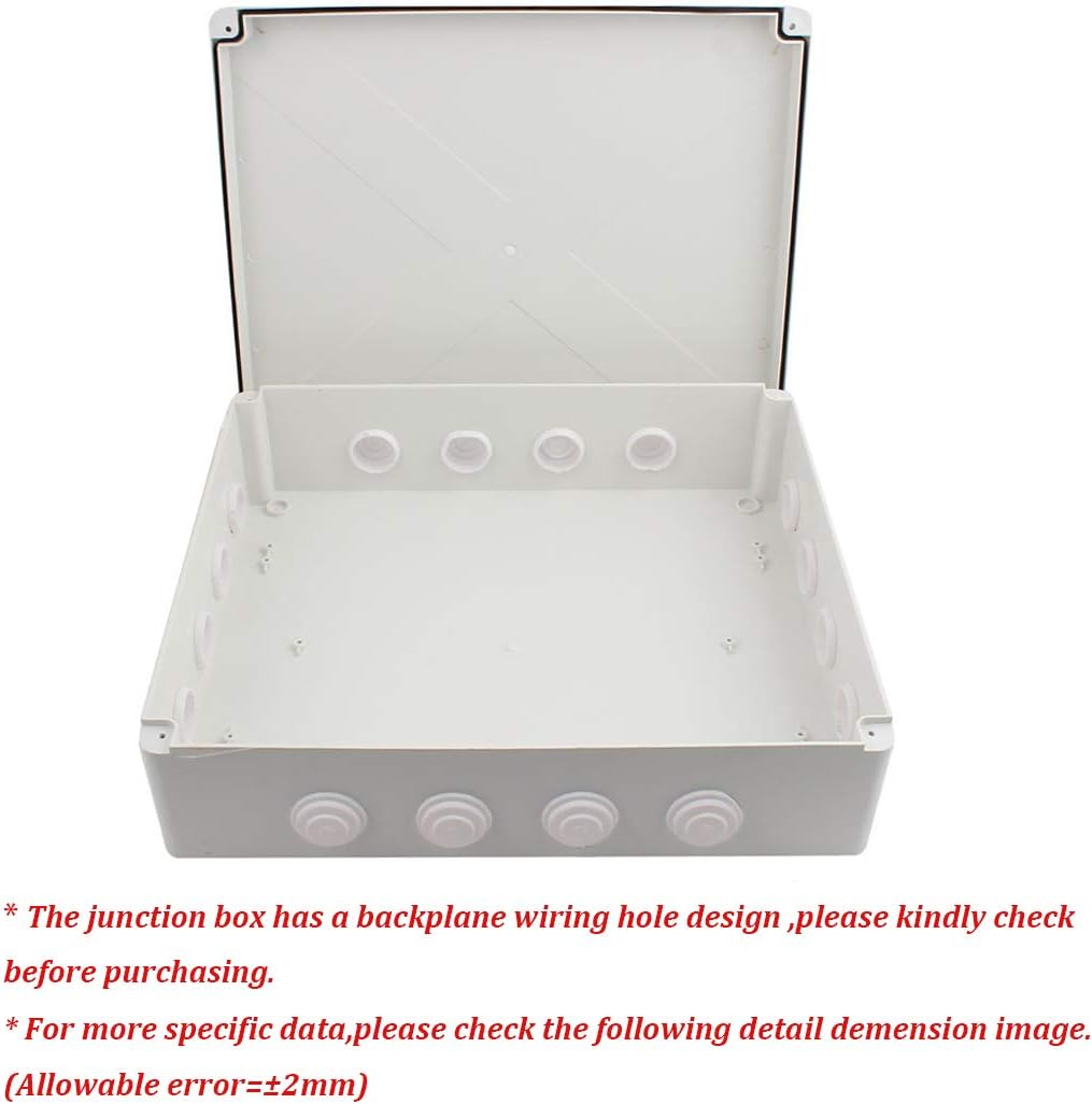 White IP65 ABS Plastic Junction Box C91812