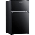 3.2 Cu.ft Double Door Mini Fridge with Freezer H8253