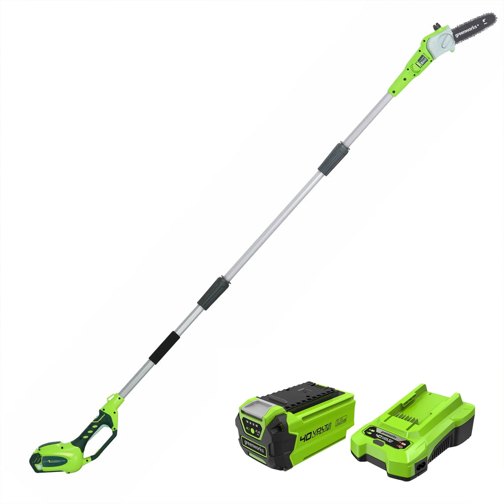 40V Cordless Battery Powered Pole Saw with 2.0 Ah Battery & Charger F25827