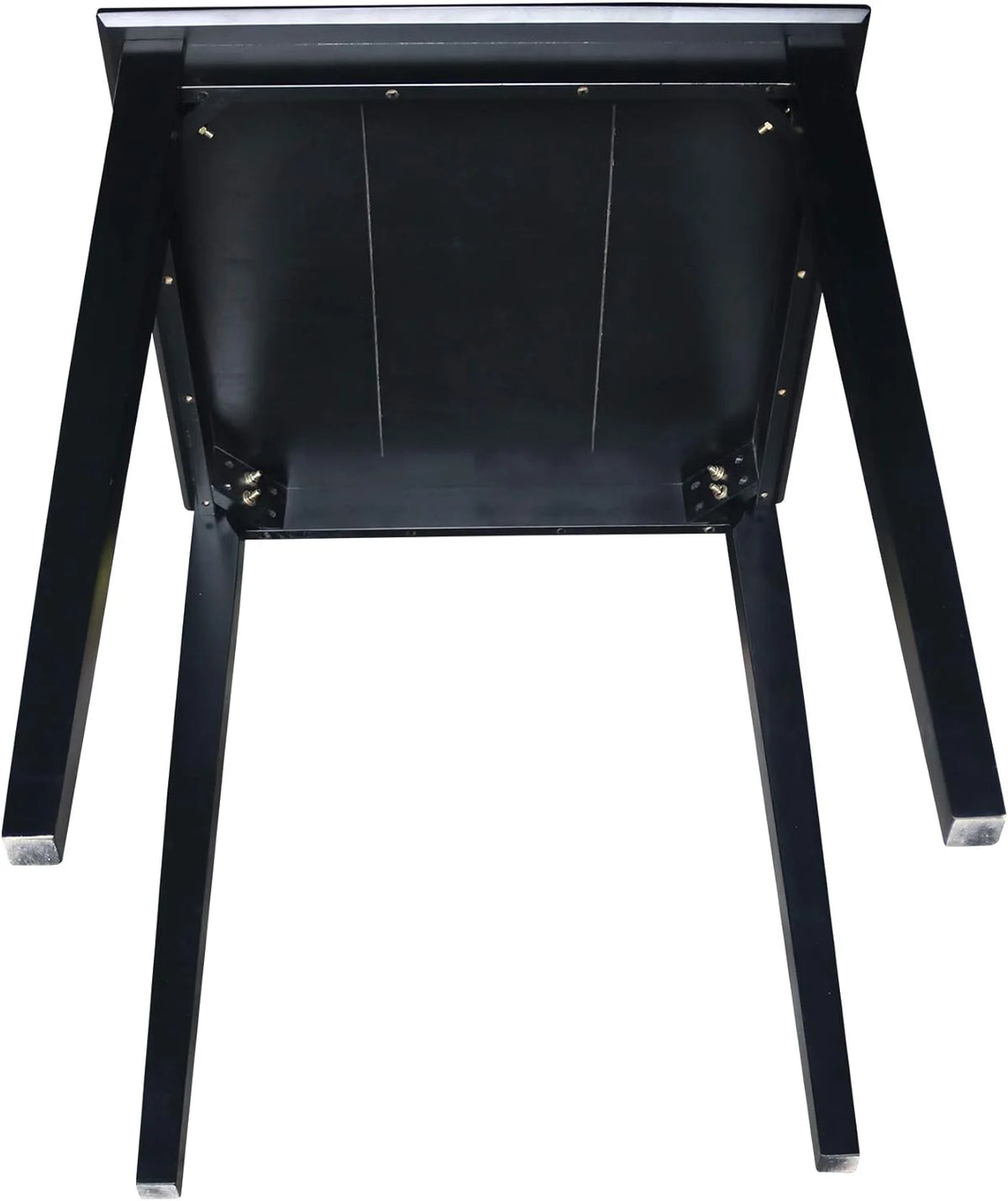 Black Solid Wood Dining Table F740845
