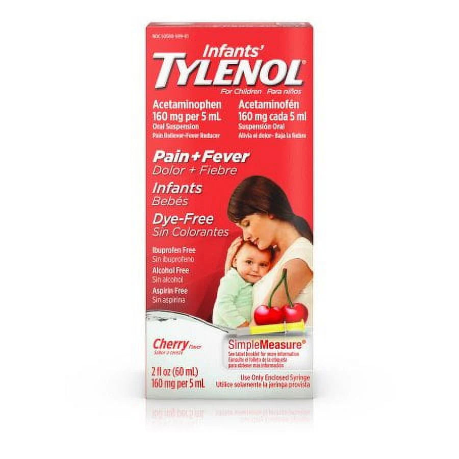 Dye-Free Cherry Acetaminophen Medicine 2 fl. oz E9907