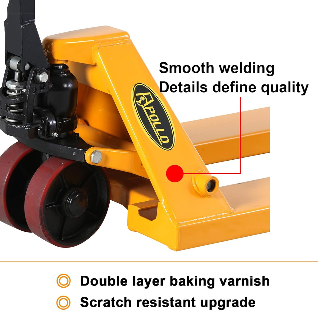 Manual Pallet Jack 4400lbs Capacity 48 Lx27 W Fork Size U91214