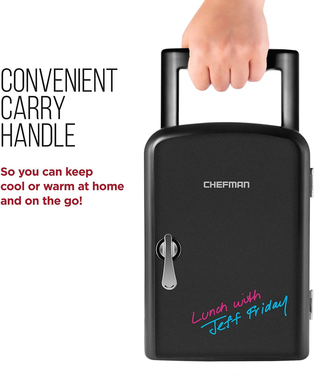 Portable 4L Mini Fridge Black Z65223
