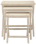 White Stacking Tray Tables G324931