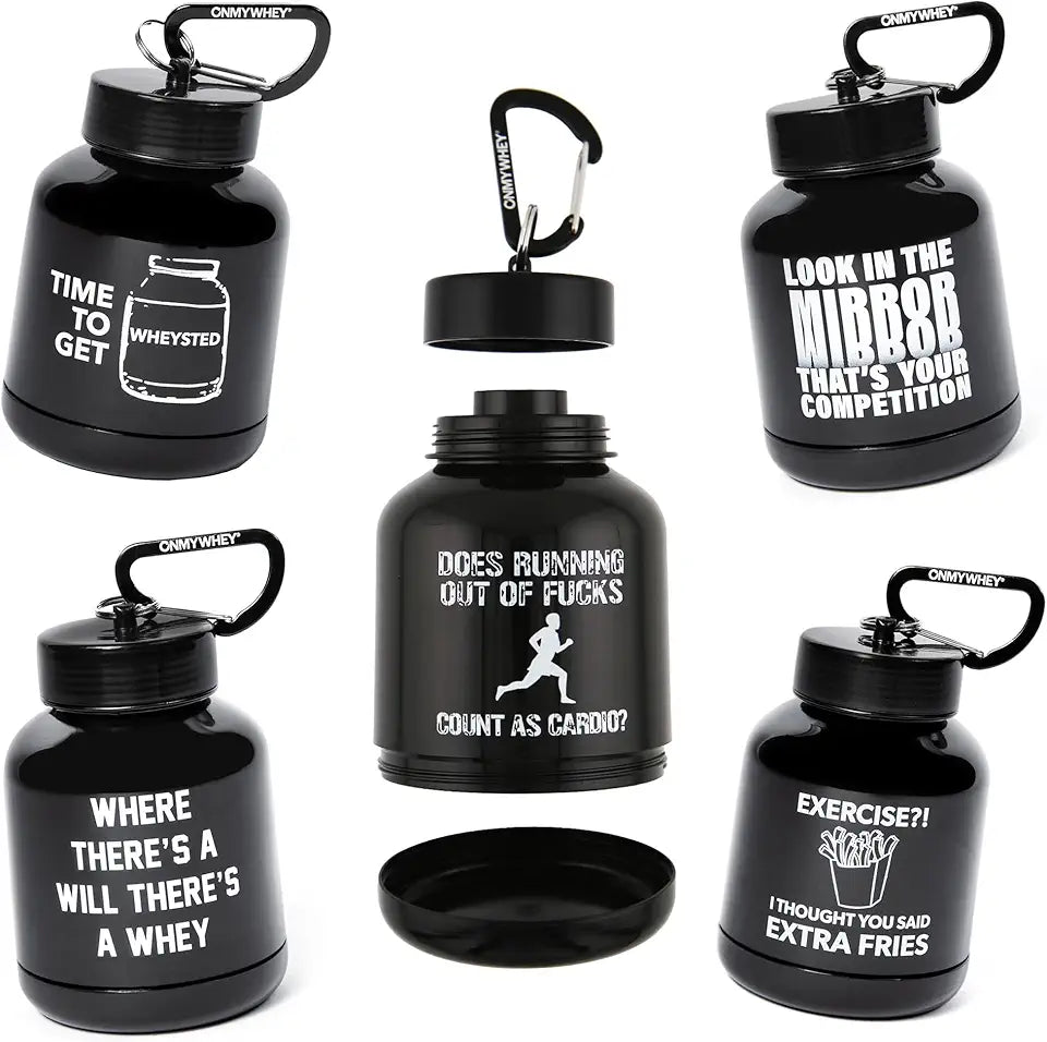 Protein Keychain Container 180ml Variety 5-Pack V791